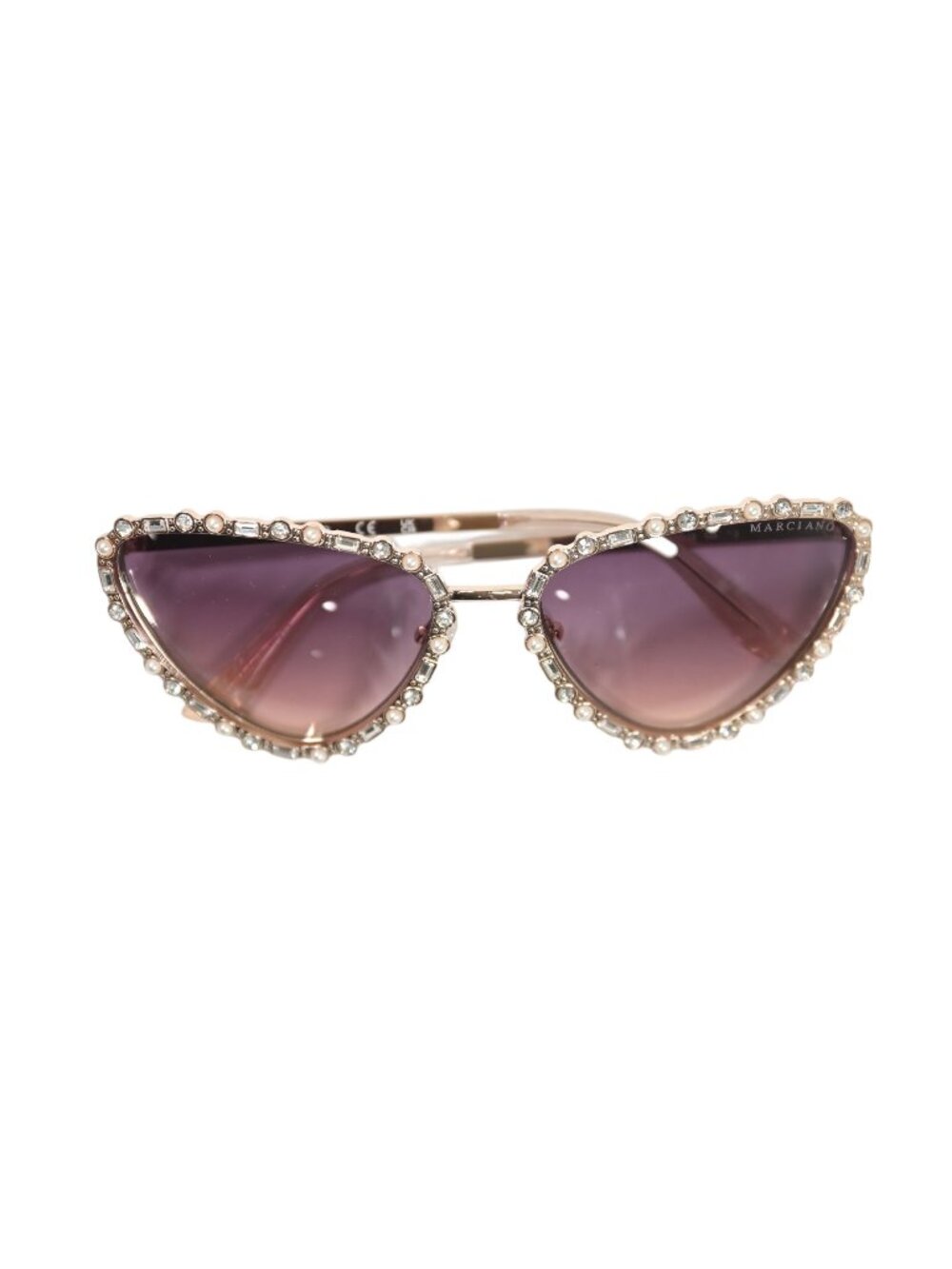 Guess Marciano Sunglasses with Chain GM00043 in Shiny Pale Gold